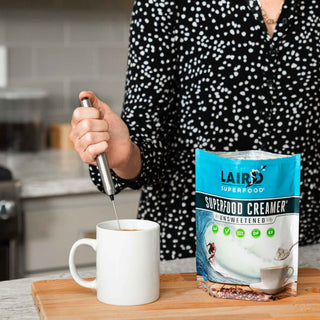 Laird Superfood Instafuel Unsweetened + Aquamin Premium GMO-Free, Vegan, Coffee Creamer  (Case Of 6) 8 Oz Bag