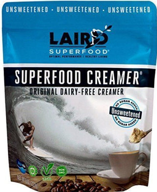 Laird Superfood Instafuel Unsweetened + Aquamin Premium GMO-Free, Vegan, Coffee Creamer  (Case Of 6) 8 Oz Bag