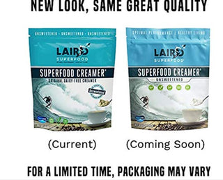 Laird Superfood Instafuel Unsweetened + Aquamin Premium GMO-Free, Vegan, Coffee Creamer  (Case Of 6) 8 Oz Bag