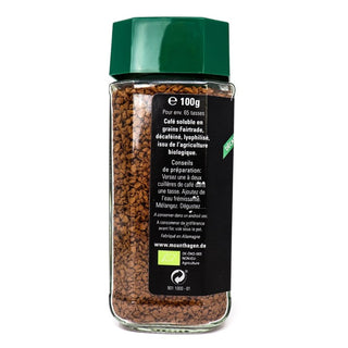 Mount Hagen Organic OU Kosher 100% Arabica Medium Roasted Ground Beans Fair-Trade Instant Decaffeinated Coffee (Case of 6) 3.5oz Jar