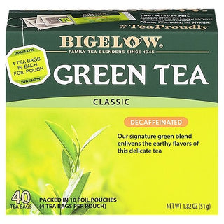 Bigelow Tea Kosher Antioxidants Premium Classic Gluten-Free, GMO-Free, Decaffeinated Green Tea (Case of 6) 20 Tea Bags