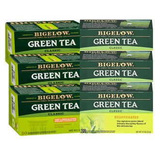 Bigelow Tea Kosher Antioxidants Premium Classic Gluten-Free, GMO-Free, Decaffeinated Green Tea (Case of 6) 20 Tea Bags