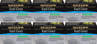 Bigelow Tea Herbal Kosher Earl Grey, "Pick-Me-Up" Blended w/Real Bergamot Oil, Citrus Flavor, Gluten-Free, GMO-Free, Decaffeinated Black Tea (Case of 6) 20 Tea Bags