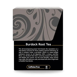 Buddha Teas Organic Herbal Kosher Burdock Root GMO-Free, Blend Caffeine-Free  Herbal Tea (Case of 6) 18 Tea Bags
