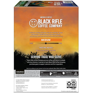 Black Rifle Coffee Company Wakin the Neighbors 100% Arabica Medium Roast Ground Bean, Gluten-Free, Vegetarian, Vegan, Keurig Caffeinated Coffee (Pack of 2) 22 K-Cup Pods