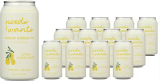 Slingshot Organic Sparkling Citrus Elderflower Coffee Soda (Case of 1) 10.5 oz Can