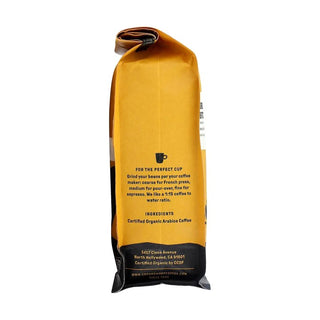 Groundwork - 100% Certified Organic, Kosher "Bitches Brew Signature Blend" 100% Arabica Dark Roasted Ground Beans w/Dark Chocolate & Caramel Notes, Non-GMO, Wheat-Free, Yeast-Free Caffeinated Coffee (Case of 6) 12oz Bags