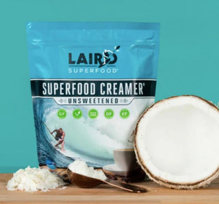 Laird Superfood Instafuel Unsweetened + Aquamin Premium GMO-Free, Vegan, Coffee Creamer  (Case Of 6) 8 Oz Bag