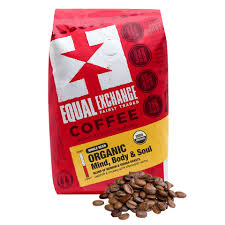 Equal Exchange Organic Kosher 100% Arabica Ground Bean Medium & Vienna Roast "Mind Body And Soul" Drip Caffeinated Coffee (Case of 6) 12oz Bags