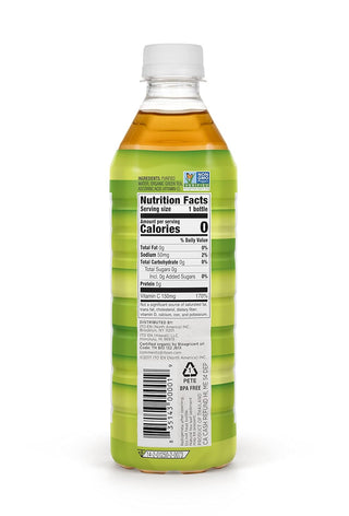 Itoen Organic Pure Green Unsweetened Loose Leaves Green Tea (Case of 12) 16.9 Fl Oz Bottles