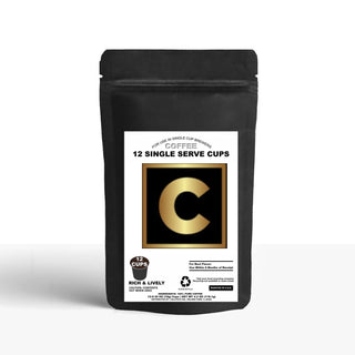 Coffee & Tea Global Original Roast, Medium/Medium-Dark w/Signature Blend of Premium Gourmet&nbsp;Pack Single Serve Coffee Capsules (Pack of 12) Pods